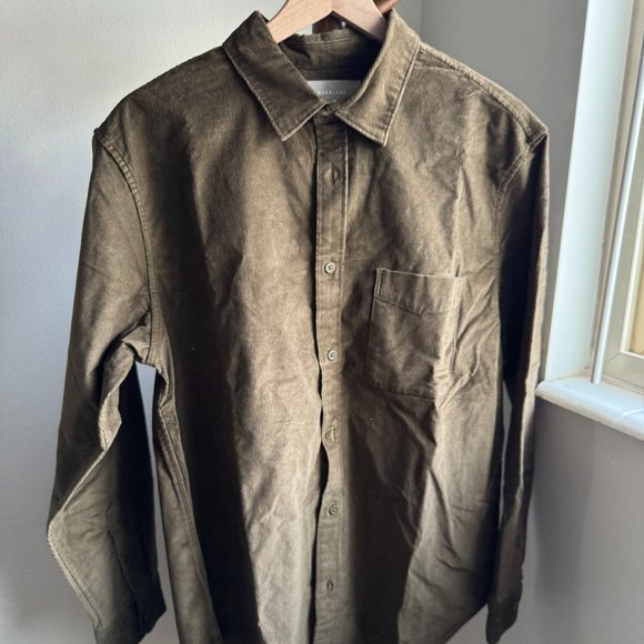 Everlane Relaxed Corduroy Shirt - medium NWT! - Picture 1 of 5